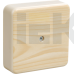 UKO10-100-100-029-K34-E | Коробка распаячная КМ для открытой проводки 100х100х29мм сосна | IEK