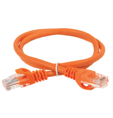 ITK Коммутационный шнур (патч-корд) кат.5E UTP 5м оранжевый