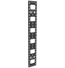 ITK Органайзер кабельный вертикальный 150х12мм 47U черный