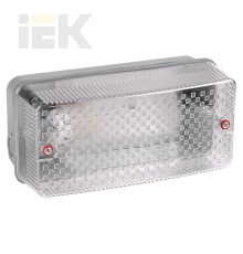 Светильник НПП3006 60Вт IP54 серый IEK