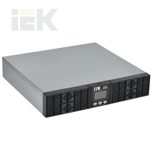 ITK ELECTRA OR ИБП Онлайн 1кВА/1кВт однофазный с LCD дисплеем 24VDC с АКБ 2U 2х9AH Rack mount