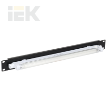 ITK 19 осветительная панель 1U с ручным вкл. черная
