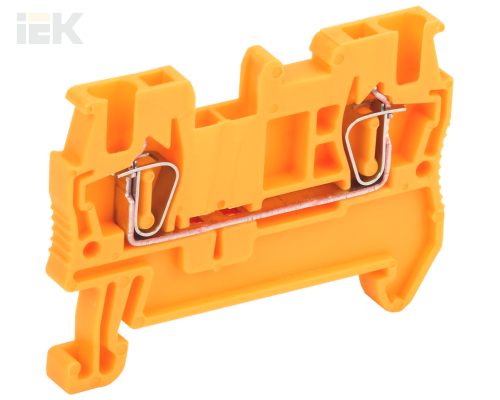 YZN11-001-K09 | Клемма пружинная КПИ 2в-1,5 17,5А оранжевая | IEK
