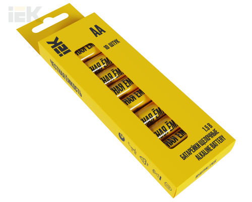 Батарейка щелочная Alkaline Optima LR06/AA (10шт/бокс)