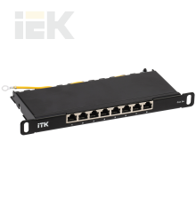 ITK 0,5U патч-панель кат.5E STP 8 портов 10 (Dual IDC)