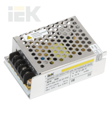Драйвер LED ИПСН-PRO 25Вт 12В блок-клеммы IP20 IEK