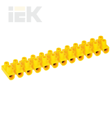 Зажим винтовой ЗВИ-15 н/г 4,0-10мм2 (2шт/блистер) желтые IEK
