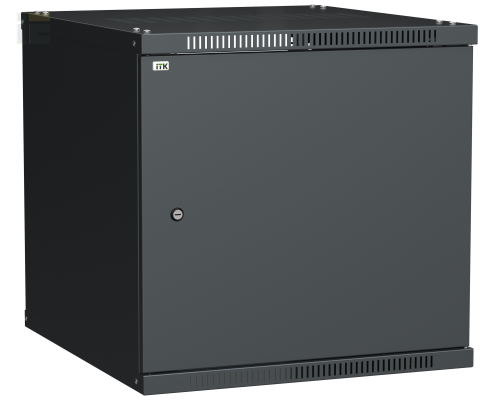 LWE5-09U67-MF | ITK Шкаф LINEA WE 9U 600x650мм дверь металл черный |