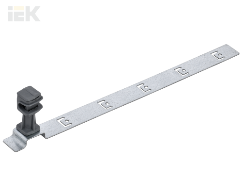 ZDP80-11-5-68 | Держатель проводника круглого 6-8мм для черепичной кровли оцинкованная сталь | IEK