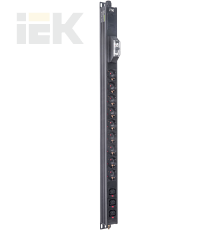 ITK BASE PDU вертикальный PV1111 18U 1 фаза 16А 9 розеток SCHUKO (немецкий стандарт) + 3 розетки C13 кабель 2,6м вилка SCHUKO (немецкий стандарт)