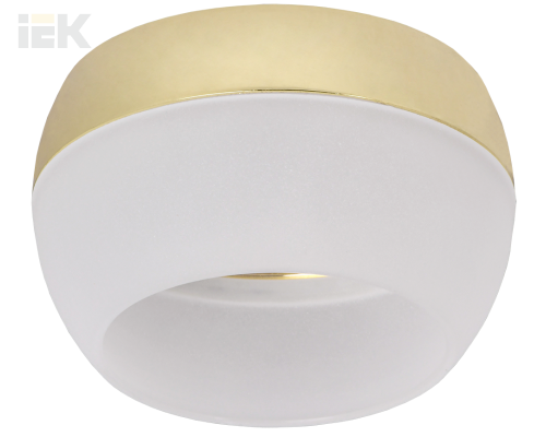 LT-UPB0-4010-GX53-1-K22 | LIGHTING Светильник 4010 накладной потолочный под лампу GX53 золото | IEK
