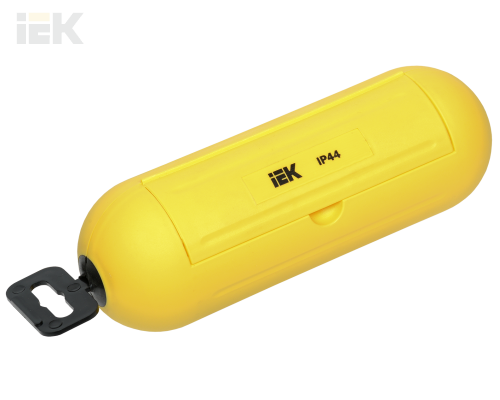 WBX10-44-K05 | Бокс для защиты кабельного соединения IP44 желтый | IEK