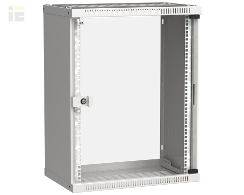 LWE3-15U53-GF | ITK Шкаф LINEA WE 15U 550x350мм дверь стекло серый |