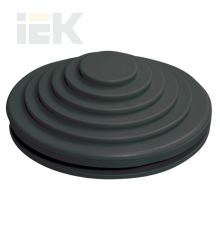 Сальник d=20мм (Dотв.бокса 22мм) черный IEK