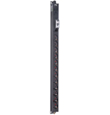 ITK BASE PDU вертикальный PV0111 18U 1 фаза 16А 12 розеток SCHUKO (немецкий стандарт) кабель 2,6м вилка SCHUKO (немецкий стандарт)