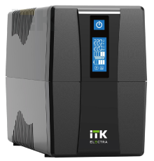 ITK ELECTRA ET ИБП Линейно-интерактивный 600ВА/360Вт однофазный с LCD дисплеем с АКБ 1х7AH USB порт