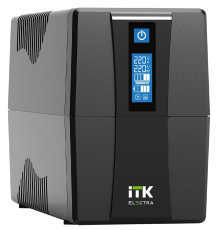ITK ELECTRA ET ИБП Линейно-интерактивный 800ВА/480Вт однофазный с LCD дисплеем с АКБ 1х9AH USB порт