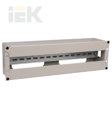 ITK Панель электрораспределительная 3U с DIN-рейкой серая
