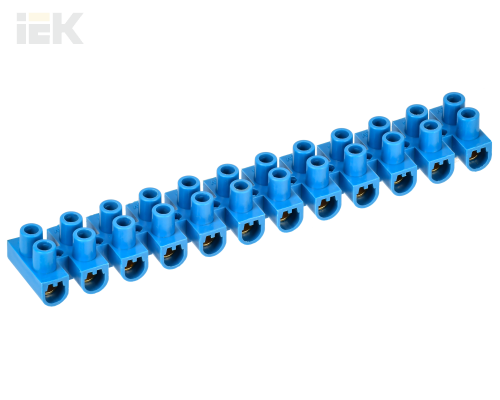 UZV6-030-10-2 | Зажим винтовой ЗВИ-30 н/г 6-16мм2 (2шт/блистер) синие | IEK