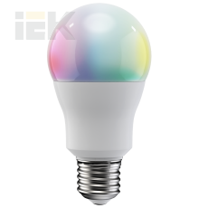 iTEQ SMART-лампа светодиодная с матовой колбой А60 9,4Вт W+RGB с поддержкой протоколов WIFI+BLE E27 230В ONI