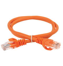 ITK Коммутационный шнур (патч-корд) кат.6 UTP LSZH 3м оранжевый