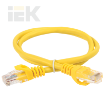 ITK Коммутационный шнур (патч-корд) кат.5E UTP 2м желтый