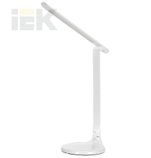 LIGHTING Светильник светодиодный настольный 2013 9Вт на подставке диммер ночник белый IEK