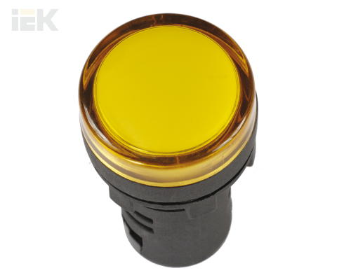BLS10-ADDS-012-K05-16 | Лампа AD16DS(LED)матрица d=16мм желтый 12В AC/DC | IEK