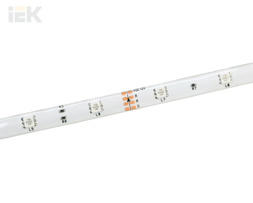 LSR2-3-030-65-3-05 | Лента светодиодная 5м LSR-5050RGB30-7,2-IP65-12В | IEK