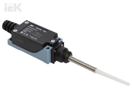 KKV12-8166-2-65 | Выключатель концевой КВ-8166 шток пружинный с диэлектриком на отклонение IP65 | IEK