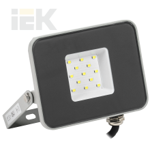 Прожектор светодиодный СДО 07-10 IP65 серый IEK