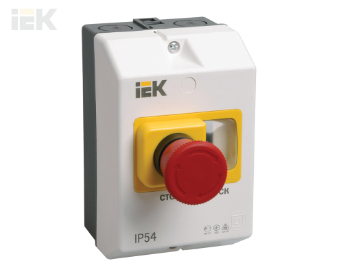 DMS11D-PC55 | Защитная оболочка с кнопкой Стоп IP54 | IEK