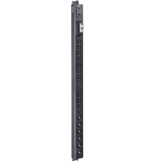 ITK BASE PDU вертикальный PV1111 23U 1 фаза 16А 6 розеток SCHUKO (немецкий стандарт) + 12 розеток C13 с клеммной колодкой и кабелем 3м вилка IEC60309 (промышленная)