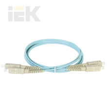 ITK Оптический коммутационный соединительный шнур (патч-корд), MM, 50/125 (OM3), SC/UPC-SC/UPC, (Duplex), 1м