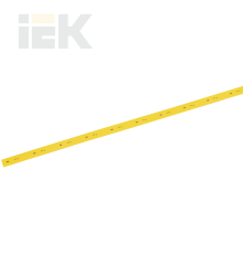 Трубка термоусадочная ТТУ нг-LS 3/1,5 желтая (1м) IEK