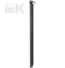 ITK PDU вертикальный 33U 1 фаза 32А 20 розеток C13 + 6 розеток C19 кабель 3м вилка IEC60309 (промышленная)