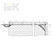 Прокладка СИП по стенам зданий IEK