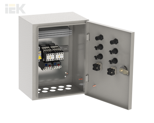 Ящик управления Я5125-2974 нереверсивный 2 фидера общий автоматический выключатель на все фидеры с переключателем на автоматический режим 8А