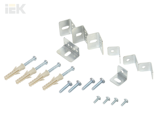 LDVO1D-PLN-6368 | Комплект крепежных элементов №1 (накладной монтаж) | IEK
