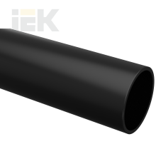 Труба гладкая жесткая ПВХ D=20мм черная 3м (93м/компл) IEK
