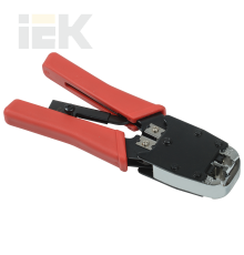 ITK Инструмент обжимной для RJ-45/12 с храповым механизмом вертикальный обжим
