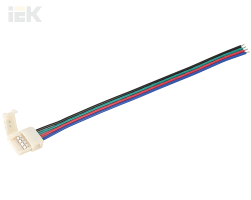 LSCON10-RGB-213-03 | Коннектор 3шт RGB 10мм (15см-разъем) | IEK