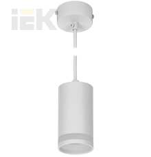 LIGHTING Светильник 4007 подвесной под лампу GU10 белый IEK