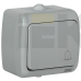 EVA14-K03-10-54 | Выключатель 1-клавишный для открытой установки кнопочный ВС-20-1-3-А 10А IP54 AQUATIC | IEK