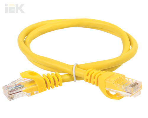 PC05-C5EUL-3M | ITK Коммутационный шнур кат. 5Е UTP LSZH 3м желтый |