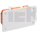 UKT11-172-096-045 | Коробка распаячная КМ41006 172x96x45мм для твердых стен (с саморезами, с крышкой) | IEK