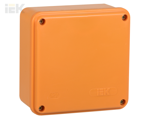 UKF20-100-100-050-4-4-09 | Коробка распаячная огнестойкая ПС 100х100х50мм 4P 4мм2 IP44 гладкие стенки | IEK