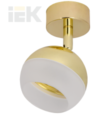 LIGHTING Светильник 4011 накладной настено-потолочный под лампу GX53 золото IEK