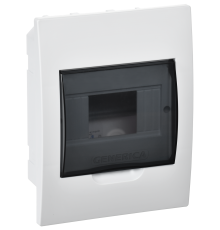 Корпус пластиковый ЩРВ-П-6 черная прозрачная дверь IP41 GENERICA