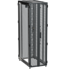 ITK by ZPAS Шкаф серверный 19 42U 600х1200мм двухстворчатые перфорированные двери черный РФ